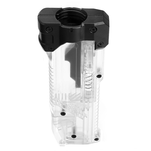 Satellite High Bullet BB Loader Plus Speedloader f. M4 AEG / S-AEG / GBB Magazine transparent Bild 4