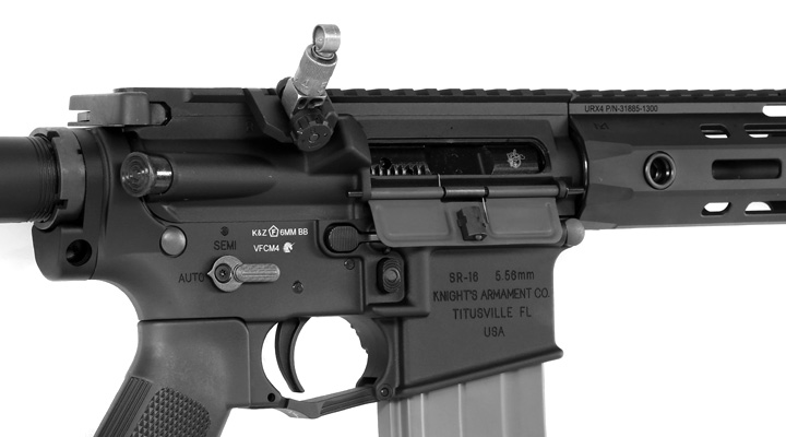 VFC KAC SR-16E3 Carbine MOD2 M-LOK Vollmetall Gas-Blow-Back 6mm BB schwarz Bild 8