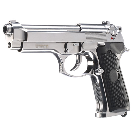 B&W Airsoft M9 Vollmetall GBB 6mm BB chrom