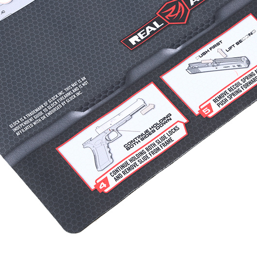 Real Avid Glock Smart Mat - Next-Gen Reinigungsunterlage fr Kurzwaffen Bild 2