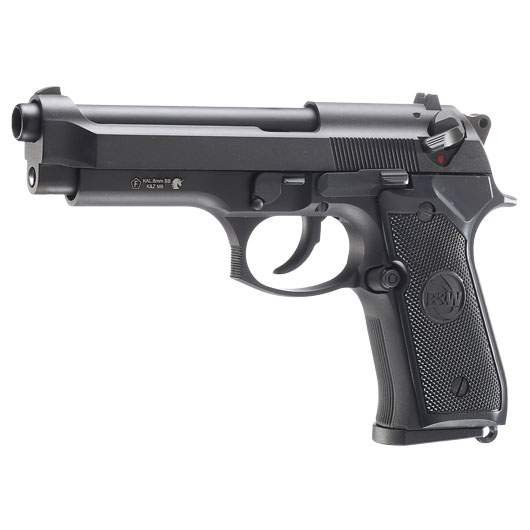 B&W Airsoft M9 Vollmetall GBB 6mm BB schwarz