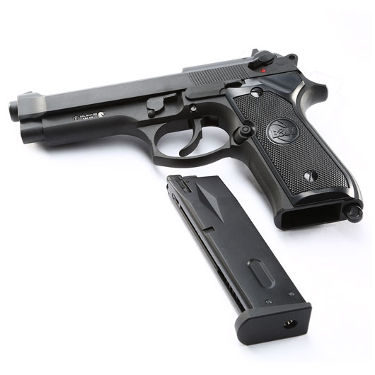 B&W Airsoft M9 Vollmetall GBB 6mm BB schwarz Bild 5