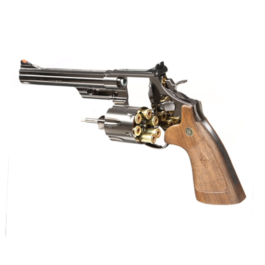 Smith & Wesson Model 29 6,5 Zoll Vollmetall CO2 Revolver 6mm BB Black-Chrome-Finish Bild 4