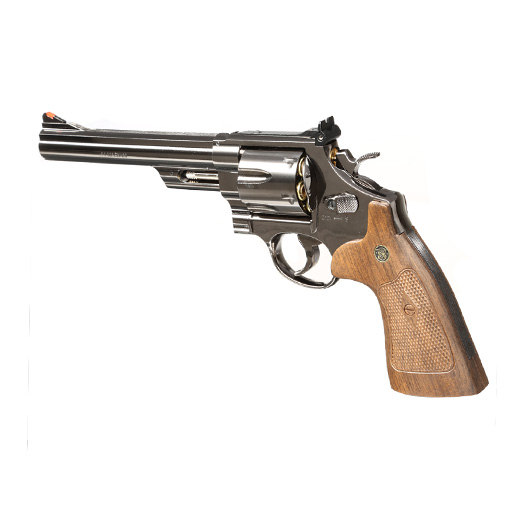 Smith & Wesson Model 29 6,5 Zoll Vollmetall CO2 Revolver 6mm BB Black-Chrome-Finish Bild 5