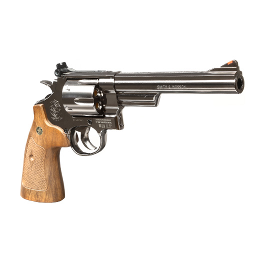 Smith & Wesson Model 29 6,5 Zoll Vollmetall CO2 Revolver 6mm BB Black-Chrome-Finish Bild 7