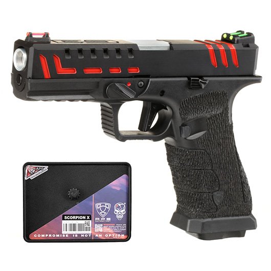 APS XTP Scorpion X D-Mod mit Metallschlitten CO2BB 6mm BB schwarz