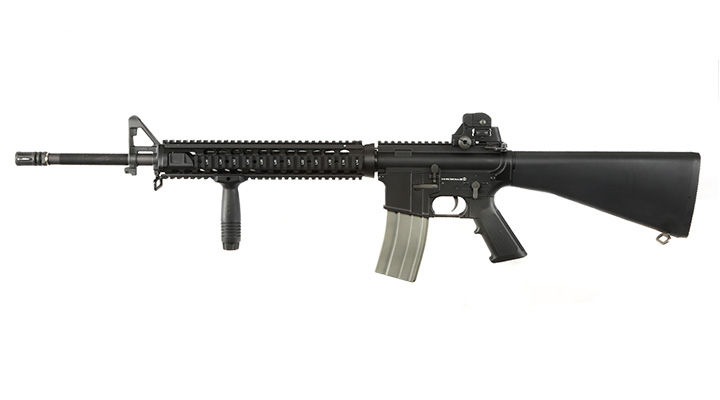 Versandrcklufer Ares M16 RIS Rifle Vollmetall EFC-System S-AEG 6mm BB schwarz Bild 1