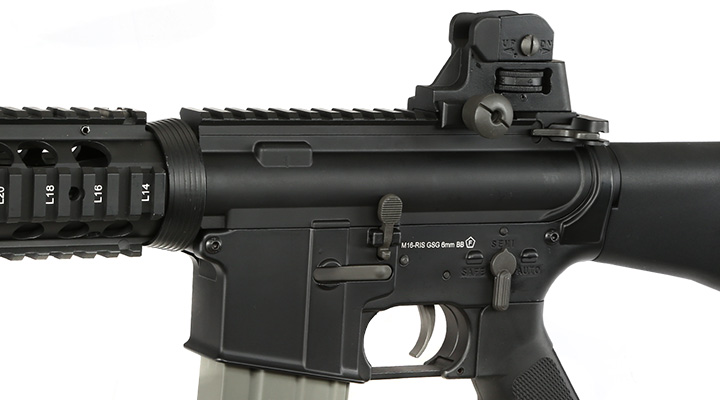 Versandrcklufer Ares M16 RIS Rifle Vollmetall EFC-System S-AEG 6mm BB schwarz Bild 6