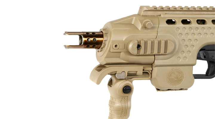 APS Caribe Carbine Conversion Kit f. TM / KSC / WE / VFC G17 / G18C GBB Pistolen Dark Earth Bild 9