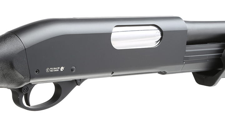 Cyma M870 MP-Style Shotgun Medium-Type Tri-Barrel Vollmetall Springer 6mm BB schwarz Bild 8