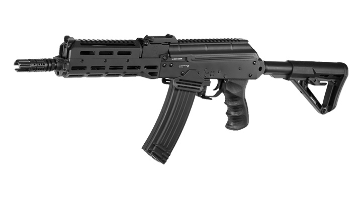 APS AK-74 Ghost Patrol Tactical Vollmetall BlowBack S-AEG 6mm BB schwarz