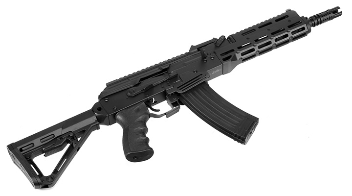 APS AK-74 Ghost Patrol Tactical Vollmetall BlowBack S-AEG 6mm BB schwarz Bild 4