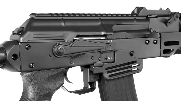APS AK-74 Ghost Patrol Tactical Vollmetall BlowBack S-AEG 6mm BB schwarz Bild 8