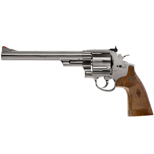 Smith & Wesson Model 29 8 3/8 Zoll Vollmetall CO2 Revolver 6mm BB Black-Chrome-Finish Bild 1