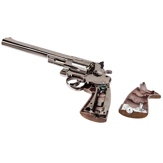 Smith & Wesson Model 29 8 3/8 Zoll Vollmetall CO2 Revolver 6mm BB Black-Chrome-Finish Bild 6