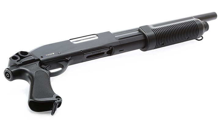 Cyma M870 Combat Shotgun Short-Type Tri-Barrel Vollmetall Springer 6mm BB schwarz Bild 4