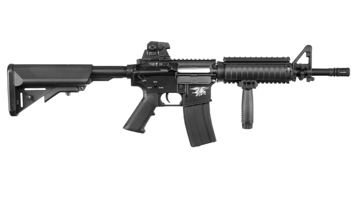 SRC M4 CQB Vollmetall Ace-Line GEN3 S-AEG 6mm BB schwarz Bild 2