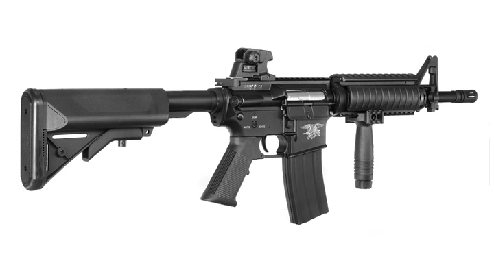 SRC M4 CQB Vollmetall Ace-Line GEN3 S-AEG 6mm BB schwarz Bild 3