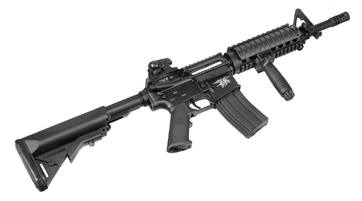 SRC M4 CQB Vollmetall Ace-Line GEN3 S-AEG 6mm BB schwarz Bild 5