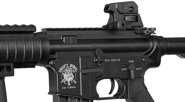 SRC M4 CQB Vollmetall Ace-Line GEN3 S-AEG 6mm BB schwarz Bild 7