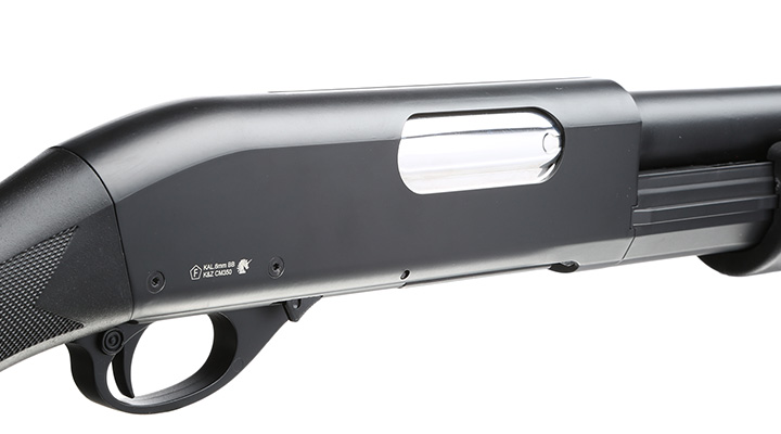 Cyma M870 Sheriff Shotgun Medium-Type Tri-Barrel Vollmetall Springer 6mm BB schwarz Bild 8