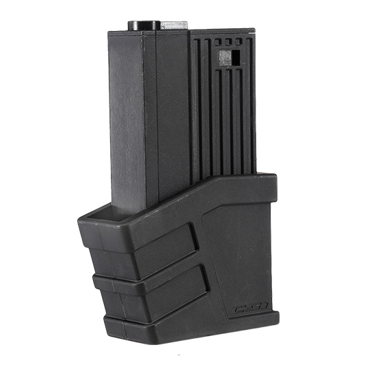 CSI Airsoft XR-5 Polymer-Magazin Hi-Cap 225 Schuss schwarz