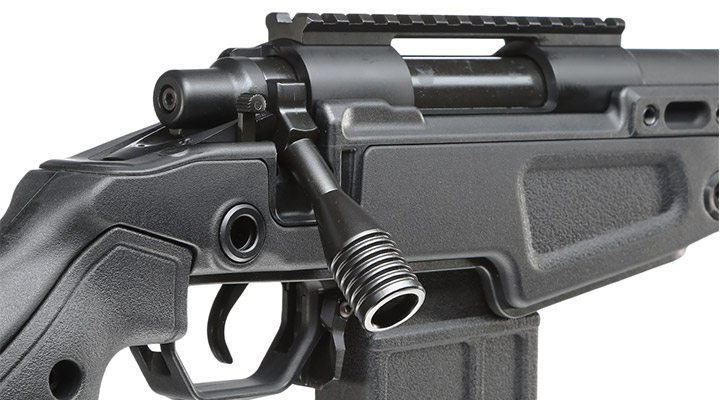 Action Army AAC T10 Bolt Action Snipergewehr Springer 6mm BB schwarz Bild 8