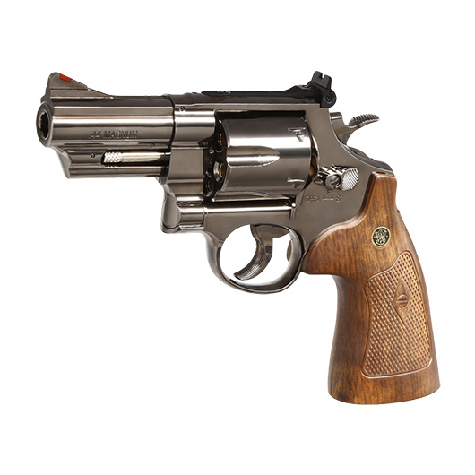 Smith & Wesson Model 29 3 Zoll Vollmetall CO2 Revolver 6mm BB Black-Chrome-Finish