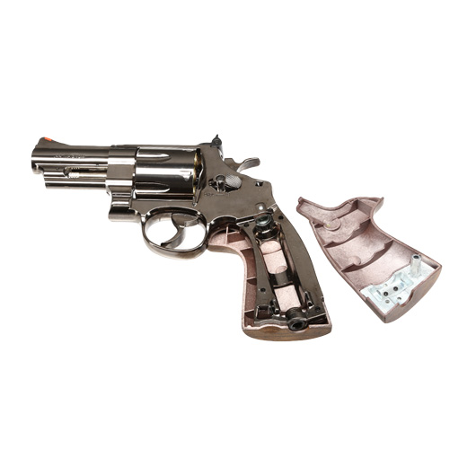 Smith & Wesson Model 29 3 Zoll Vollmetall CO2 Revolver 6mm BB Black-Chrome-Finish Bild 6