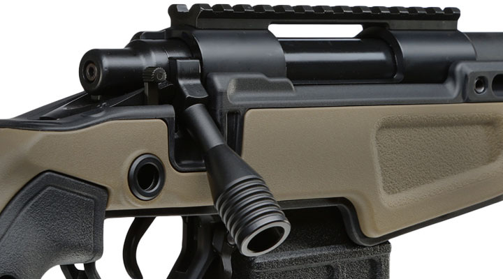 Action Army AAC T10 Bolt Action Snipergewehr Springer 6mm BB Flat Dark Earth Bild 8