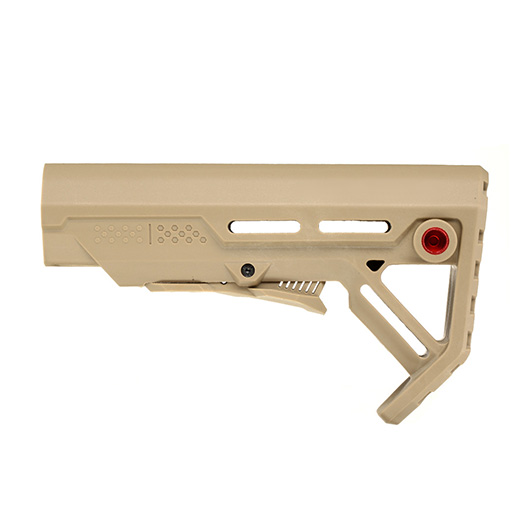 Double Bell M4 Viper Hold Polymer Stock / Schaft Desert Tan Bild 1