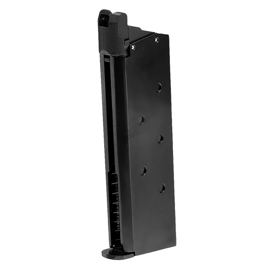 King Arms M1911 Short GBB Magazin 23 Schuss (Army-Type) schwarz - Softairgas Version