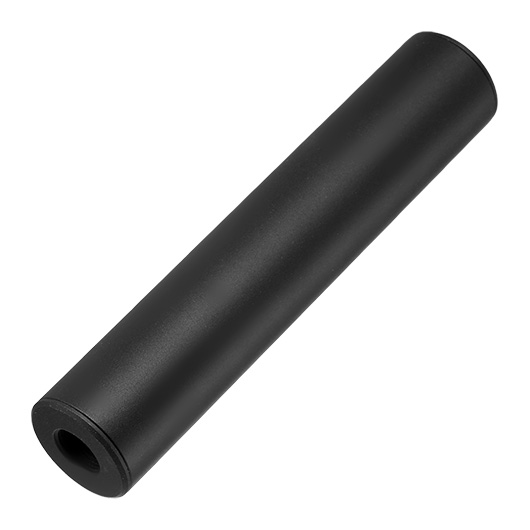 King Arms Light Weight Aluminium Silencer 150 x 30mm 14mm+ / 14mm- schwarz