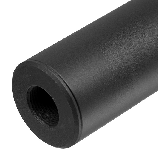 King Arms Light Weight Aluminium Silencer 150 x 30mm 14mm+ / 14mm- schwarz Bild 4