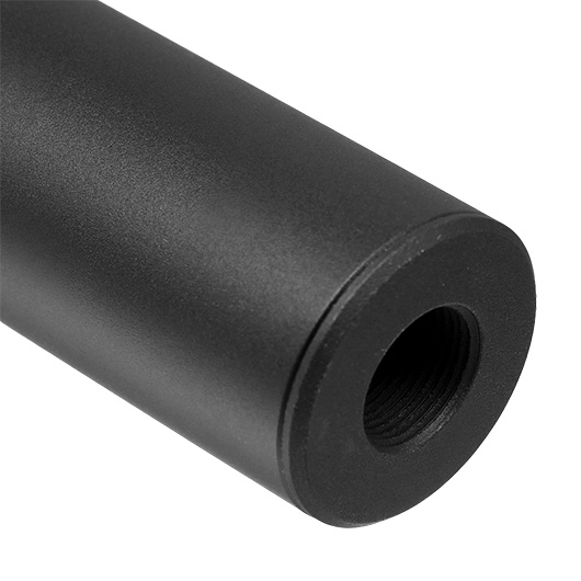 King Arms Light Weight Aluminium Silencer 150 x 30mm 14mm+ / 14mm- schwarz Bild 5