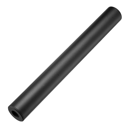 King Arms Light Weight Aluminium Silencer 250 x 30mm 14mm+ / 14mm- schwarz