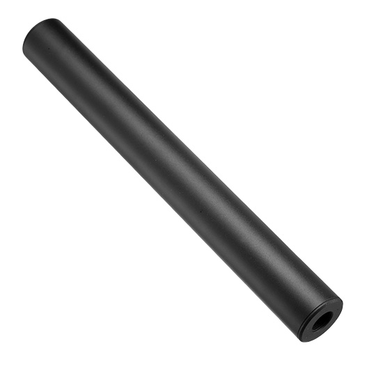 King Arms Light Weight Aluminium Silencer 250 x 30mm 14mm+ / 14mm- schwarz Bild 1