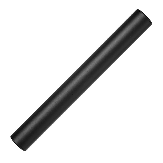 King Arms Light Weight Aluminium Silencer 250 x 30mm 14mm+ / 14mm- schwarz Bild 2