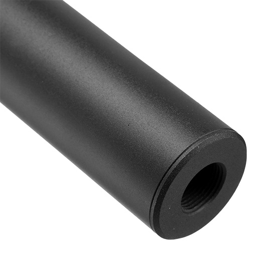 King Arms Light Weight Aluminium Silencer 250 x 30mm 14mm+ / 14mm- schwarz Bild 5