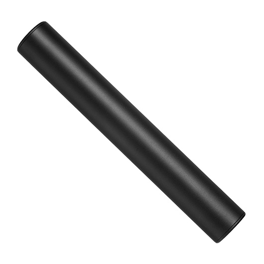 King Arms Light Weight Aluminium Silencer 200 x 30mm 14mm+ / 14mm- schwarz Bild 3