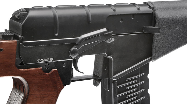 King Arms VSS Vintorez Vollmetall Echtholz S-AEG 6mm BB schwarz Bild 7