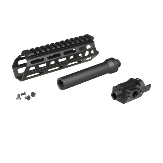 Action Army AAP-01 M-LOK Style CNC Aluminium Handguard Frontsystem schwarz