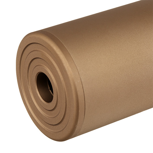 Nuprol Tracer Unit 88mm Silencer Aluminium Tracer Unit inkl. integriertem Akku 14mm- Tan Bild 4