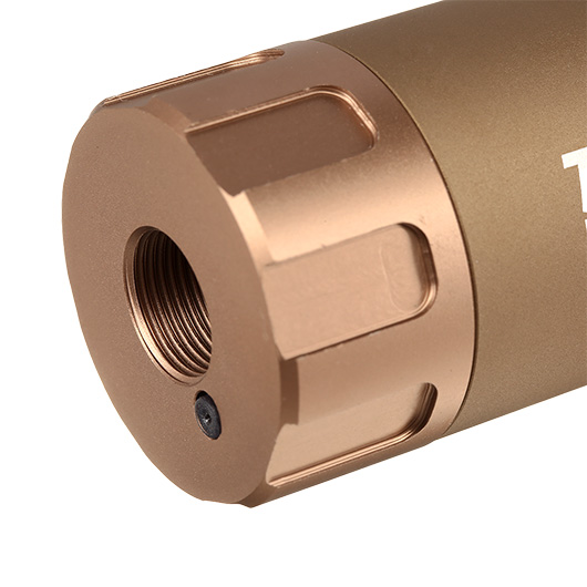 Nuprol Tracer Unit 88mm Silencer Aluminium Tracer Unit inkl. integriertem Akku 14mm- Tan Bild 5