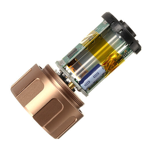 Nuprol Tracer Unit 88mm Silencer Aluminium Tracer Unit inkl. integriertem Akku 14mm- Tan Bild 7