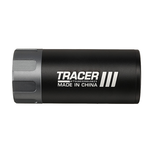Nuprol Tracer Unit 88mm Silencer Aluminium Tracer Unit inkl. integriertem Akku 14mm- schwarz Bild 3