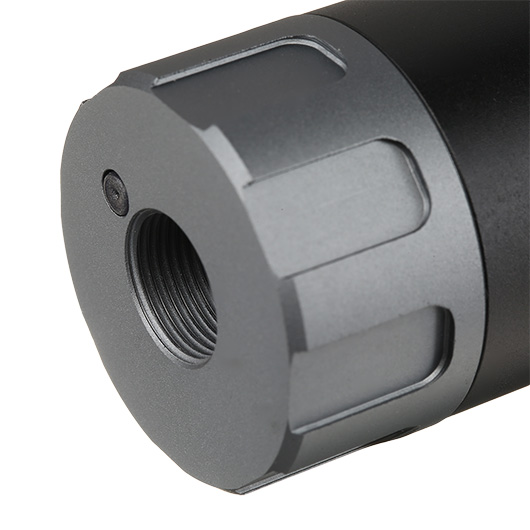 Nuprol Tracer Unit 88mm Silencer Aluminium Tracer Unit inkl. integriertem Akku 14mm- schwarz Bild 5