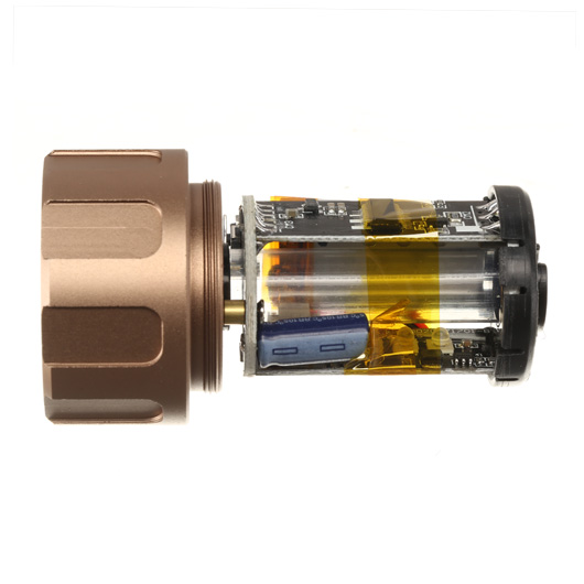 Nuprol Tracer Unit 132mm Silencer Aluminium Tracer Unit inkl. integriertem Akku 14mm- Tan Bild 7