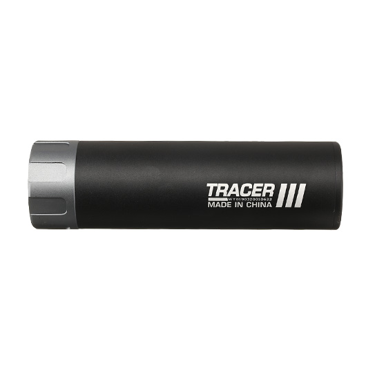 Nuprol Tracer Unit 132mm Silencer Aluminium Tracer Unit inkl. integriertem Akku 14mm- schwarz Bild 3