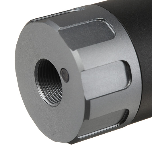 Nuprol Tracer Unit 132mm Silencer Aluminium Tracer Unit inkl. integriertem Akku 14mm- schwarz Bild 5